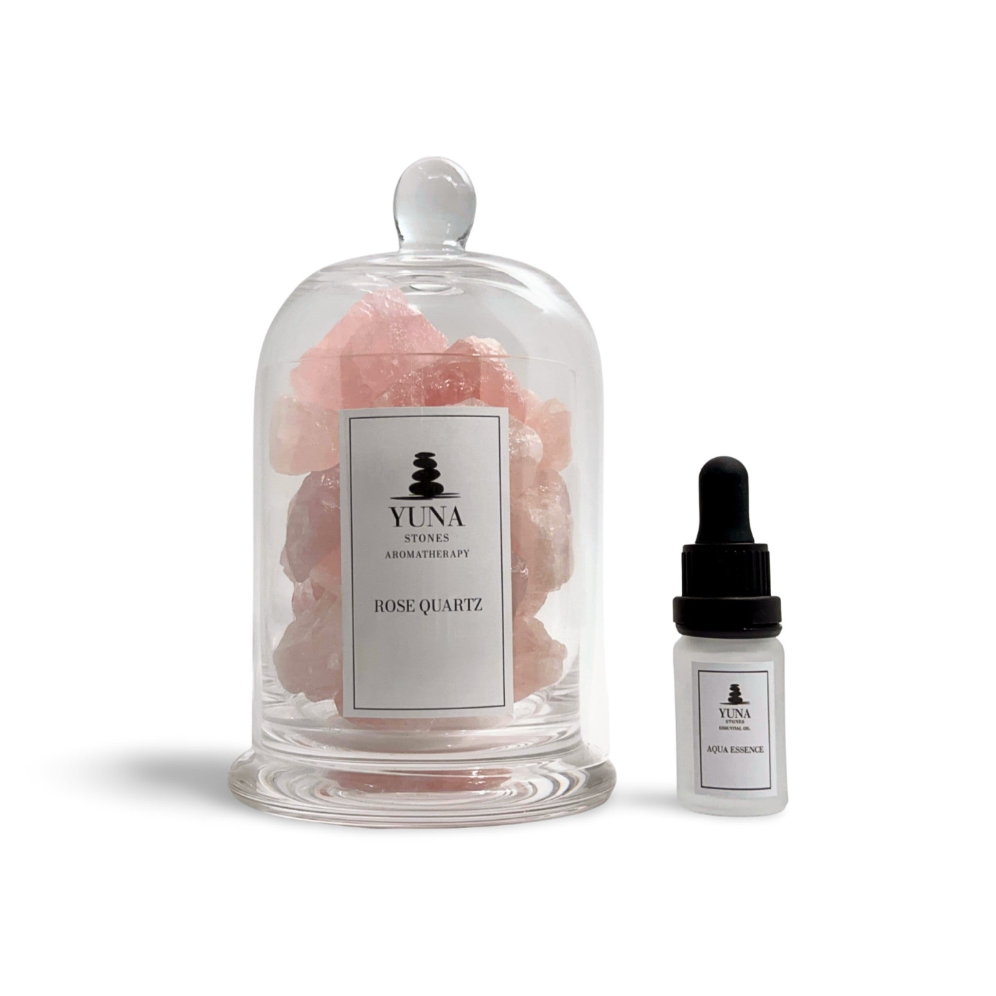 Rose Quartz Edelstein Diffuser | Edelstein Diffuser | YUNA Stones